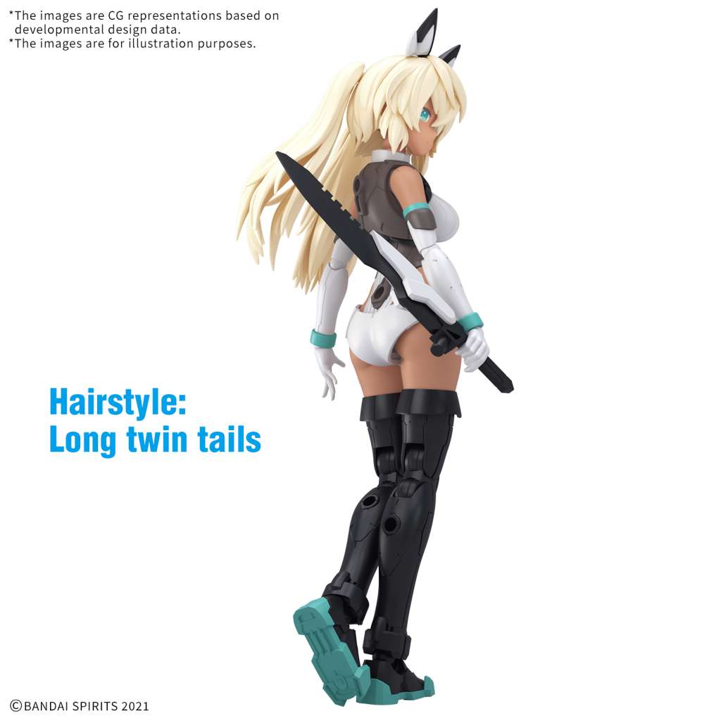 Maqueta Bandai 30MS Sis-H00 Sestieh Color C Anime Figura Colección