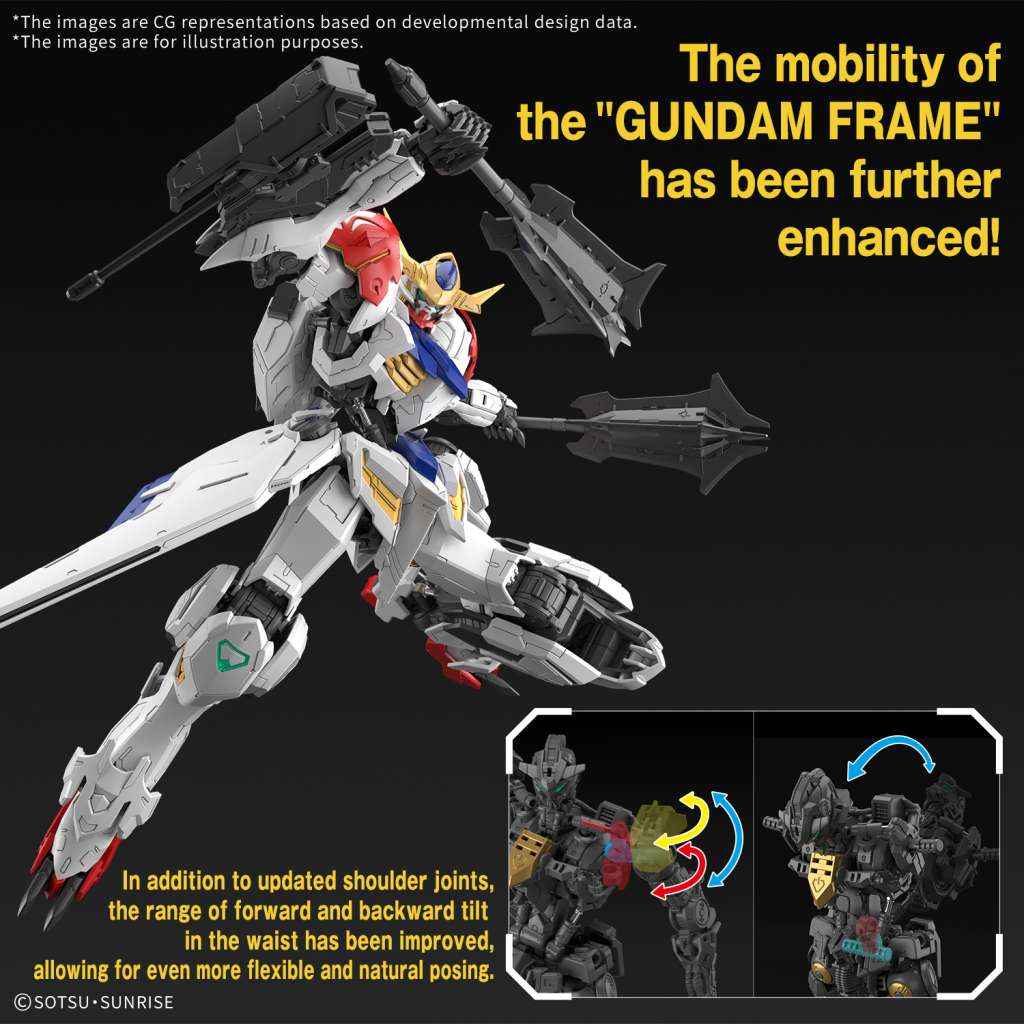 MG - ASW-G-08 Gundam Barbatos Lupus 1/100