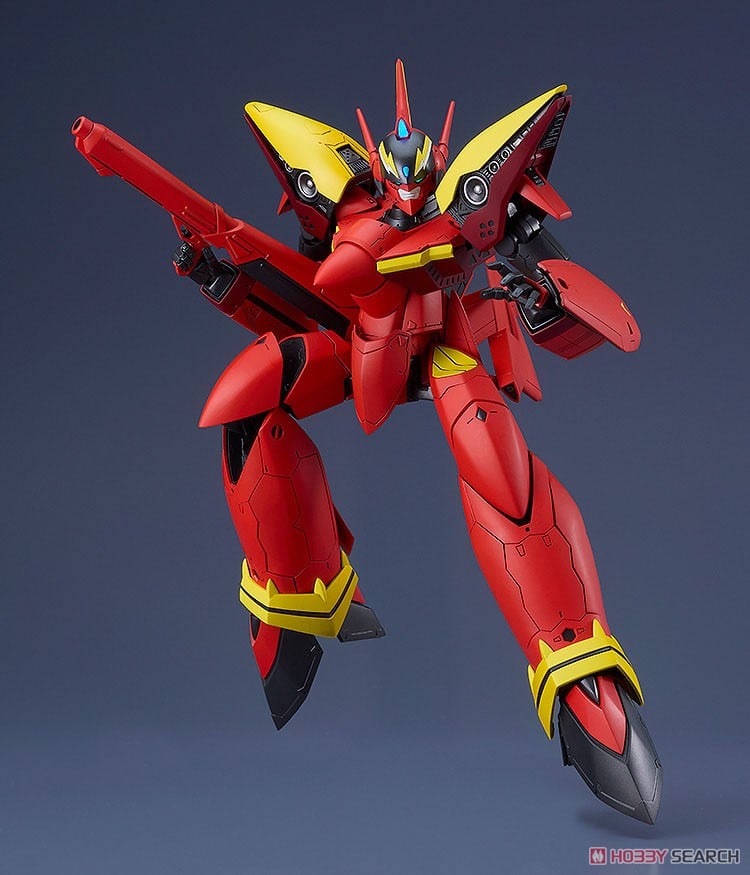 The Super Dimension Fortress Macross PLAMAX Maqueta 1/72 VF-19 Custom Fire Valkyrie (Basara Nekki Unit) 22 cm