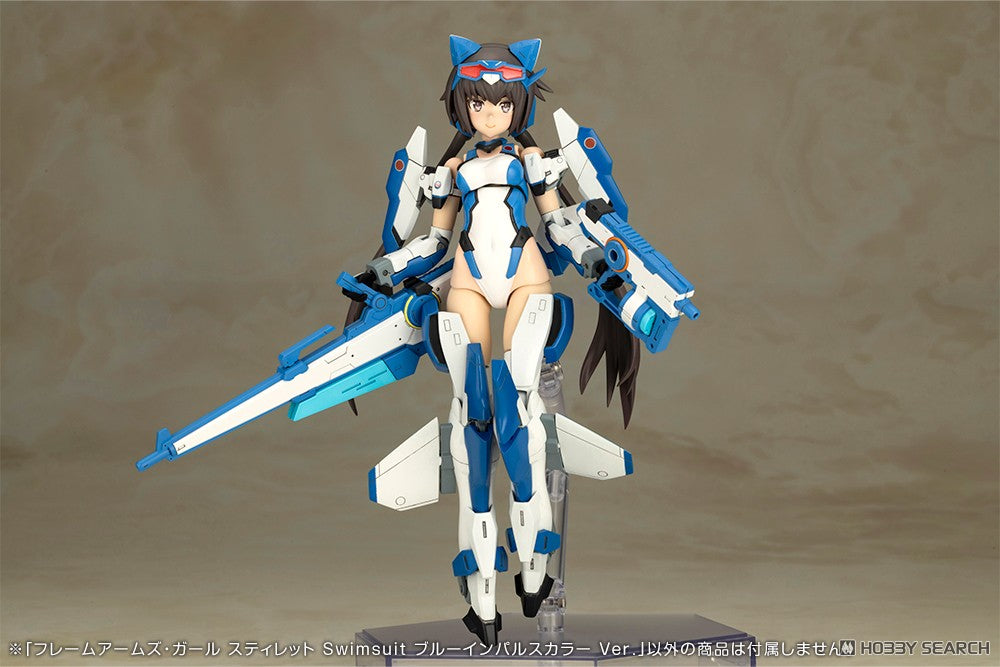 Frame Arms Girl Stylet Swimsuit BLUE IMPULSE COLOR Ver.