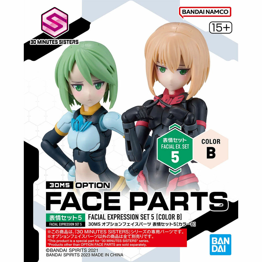 30MS 1/144 OPTION FACE PARTS SET 5 (COLOR B) – Nº 05
