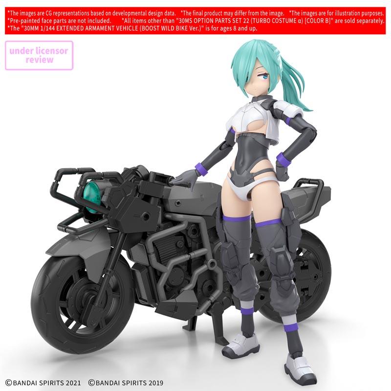 Set de opciones 30MS Turbo Costume α Color B Bandai