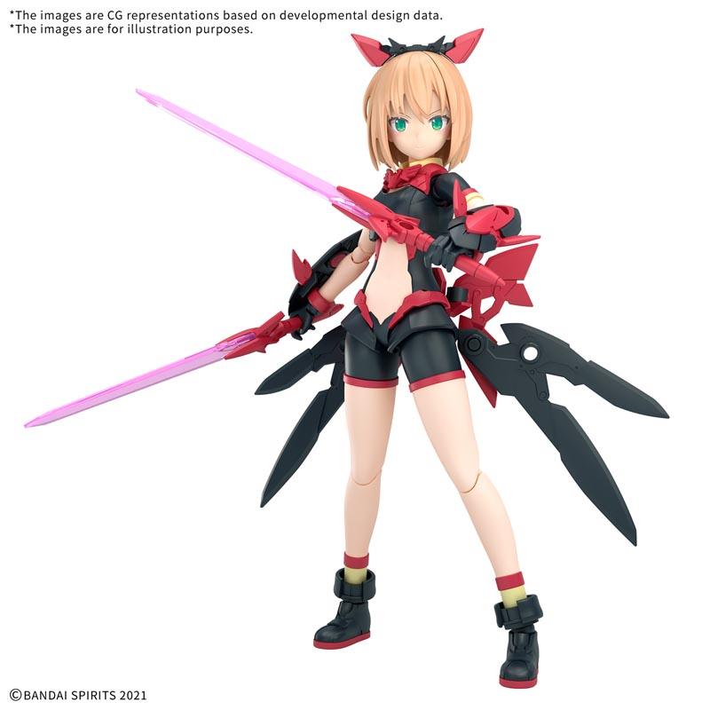 Figura Coleccionable 30MS Tiasha Dahlia Wear Color B Bandai Kit Montable Detalles