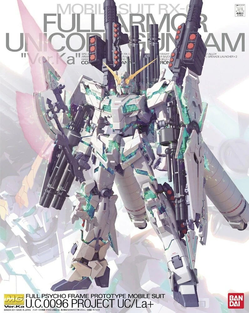 Gundam - MG - RX-0 Full Armor Unicorn Gundam (Ver. Ka) 1/100