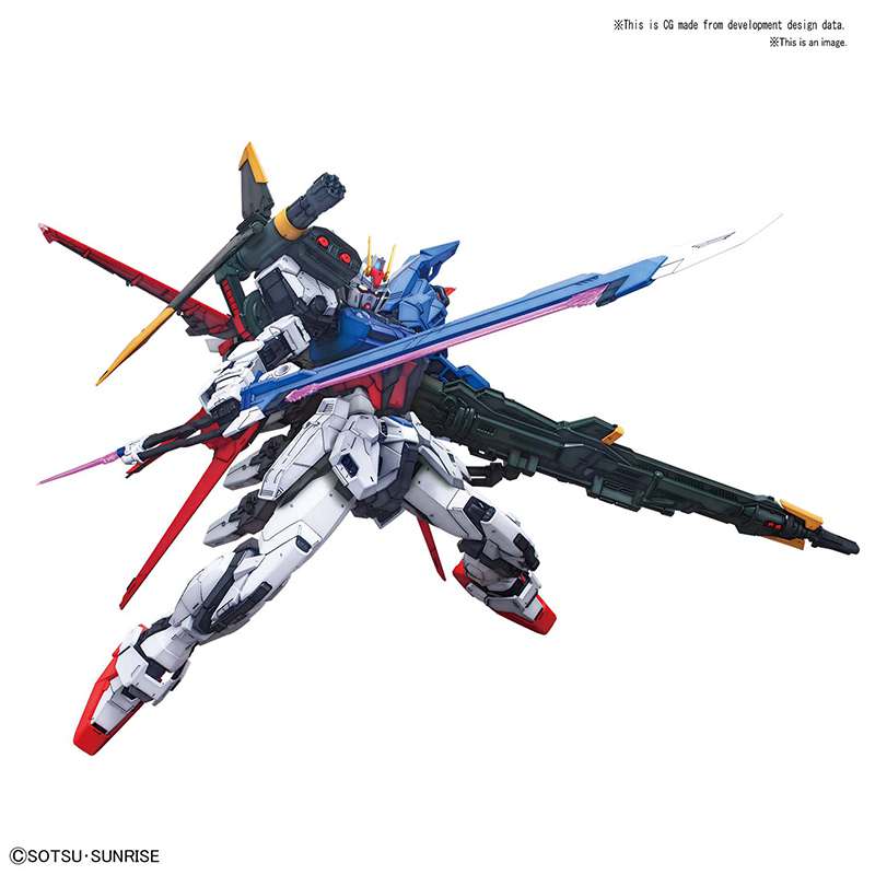 Gundam - PG - GAT-X105+AQM/E-YM1 Perfect Strike Gundam 1/60