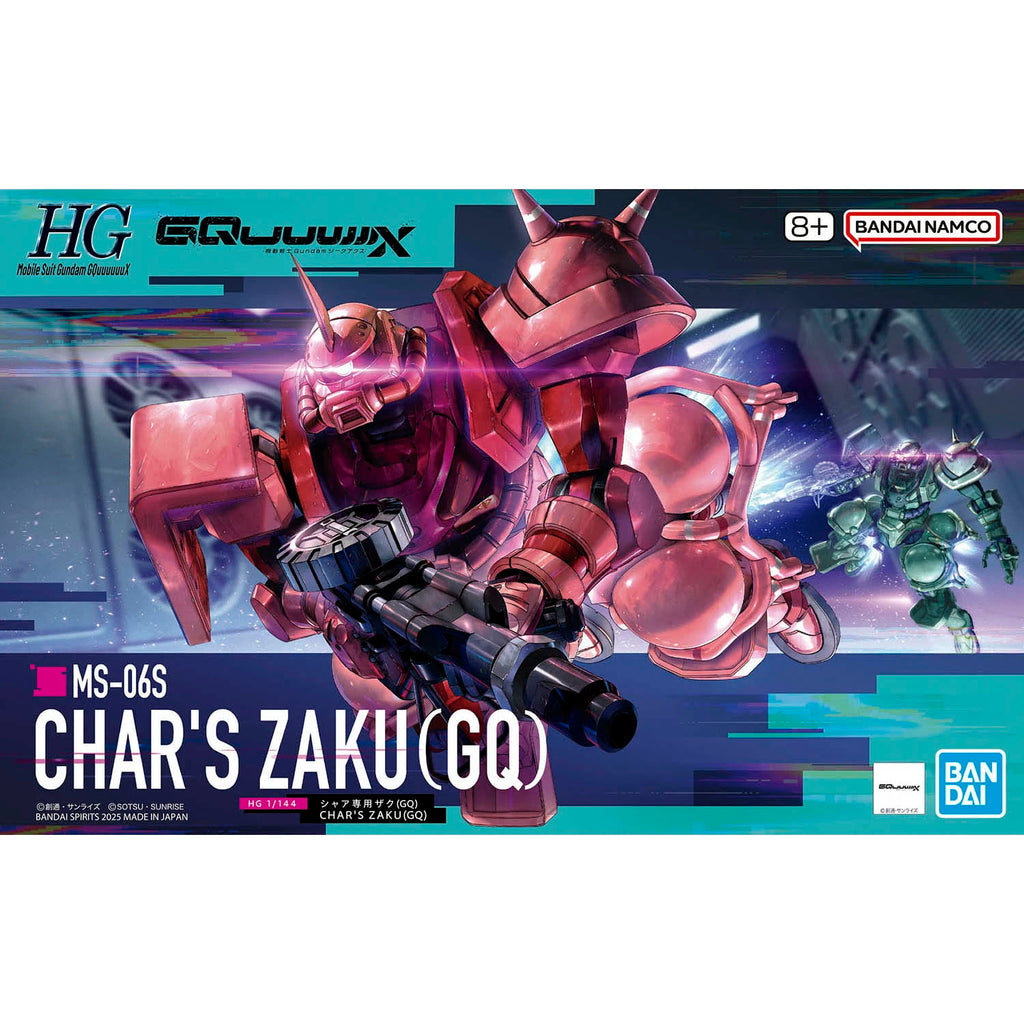 Gundam - HGGQ - 11 - MS-06S Char's Zaku (GQ) 1/144