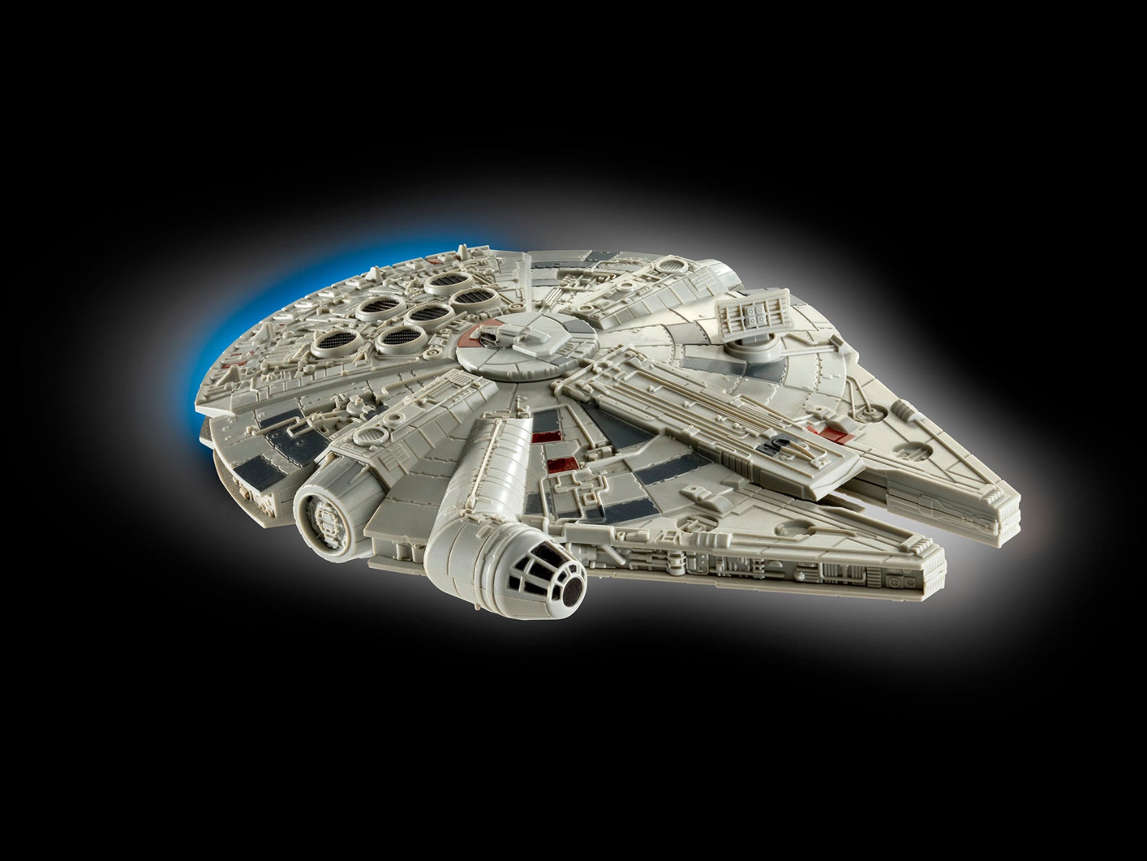 STAR WARS 1/164 MILLENNIUM FALCON BUILD &amp; PLAY MODEL WITH LIGHT AND SOUND
