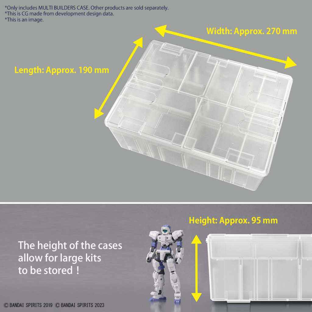 BANDAI MODEL KIT GUNPLA MULTI BUILDERS CASE