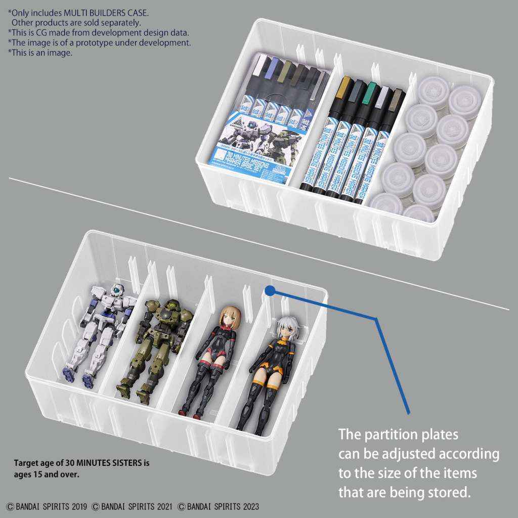 BANDAI MODEL KIT GUNPLA MULTI BUILDERS CASE