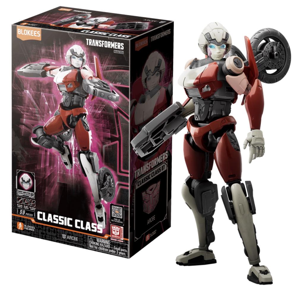 Transformers figure Plastic Model Kit Blokees Classic Class 07 Arcee 12 cm