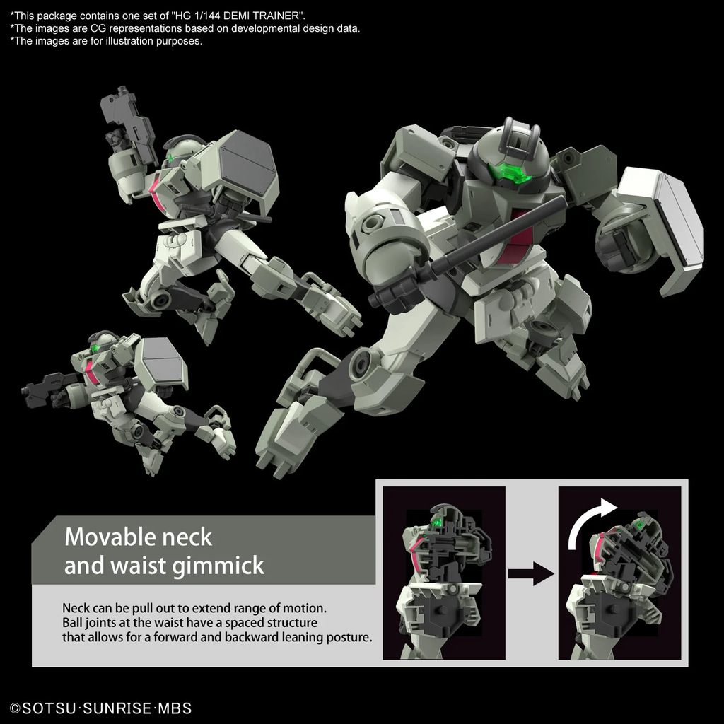 Gundam - HGTWFM - 09 - MSJ-121 Demi Trainer 1/144 - Victoria no Yoake