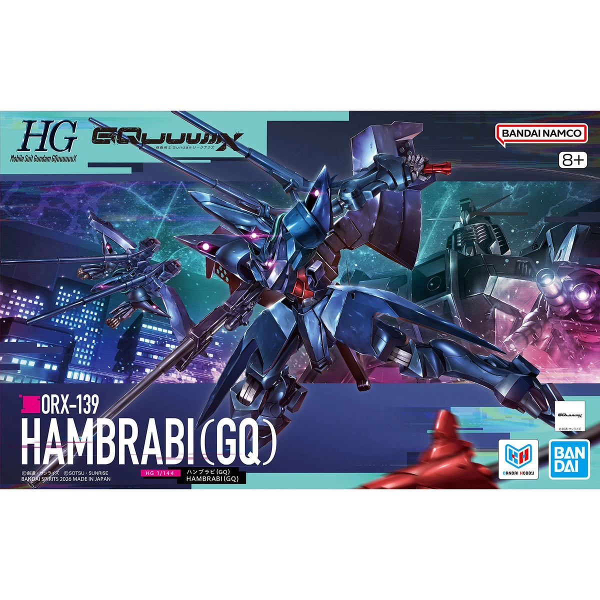 Gundam - HGGQ - 15 - ORX-139 Hambrabi (GQ) 1/144