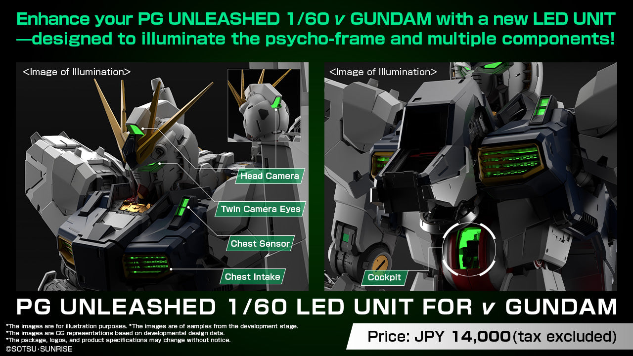 Kit de  Luces - PG UNLEASHED 1/60 RX-93 NU GUNDAM