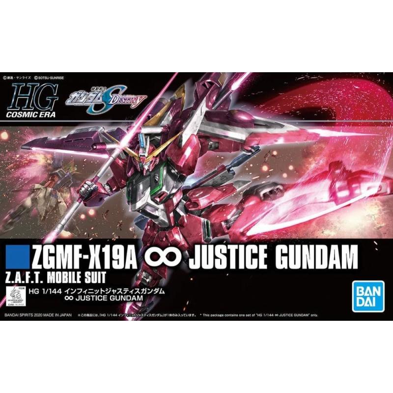 Maqueta Gundam HGCE ZGMF-X19A Infinite Justice 1/144: Kit de Modelo Detallado