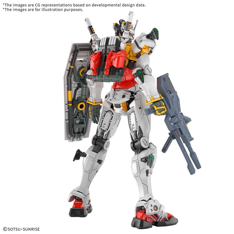 Maqueta de Gundam RX-78-02 Blanco 1/144 HGGQ-11 Bandai Coleccionable Detallado