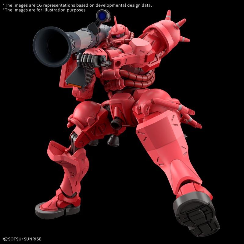 Maqueta Gundam HGGQ-12 MS-06S Char's Zaku (GQ) 1/144 Bandai