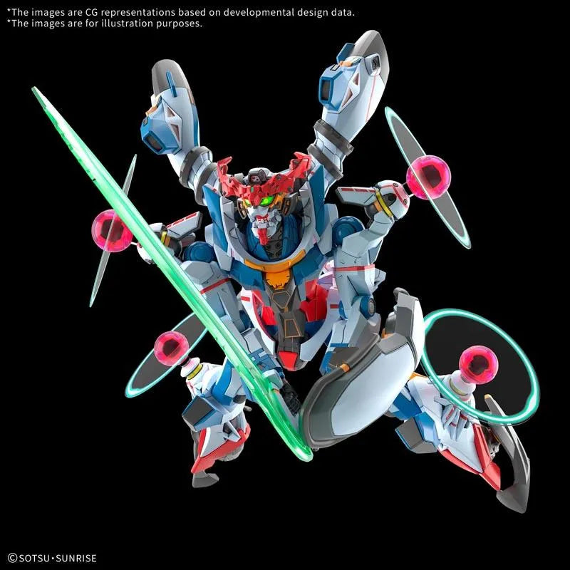 Gundam - HGGQ - 13 - gMS-Ω GQuuuuuuX (Endymion Unit Awakened) 1/144 - Victoria no Yoake