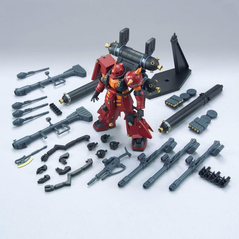 Maqueta Gundam HGGT-09 MS-06R Zaku II Tipo Alta Movilidad "Psycho Zaku" (Versión Thunderbolt) 1/144