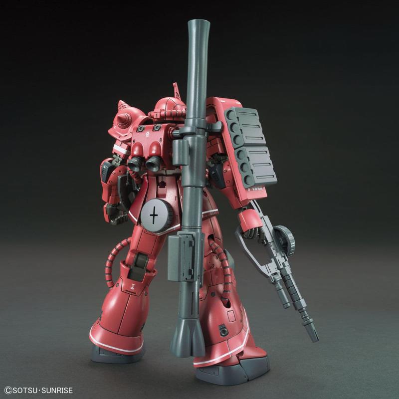 Maqueta Gundam HGGTO 024 MS-06S Zaku II Versión Cometa Roja 1/144