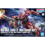 Maqueta Gundam HGGTO 024 MS-06S Zaku II Versión Cometa Roja 1/144