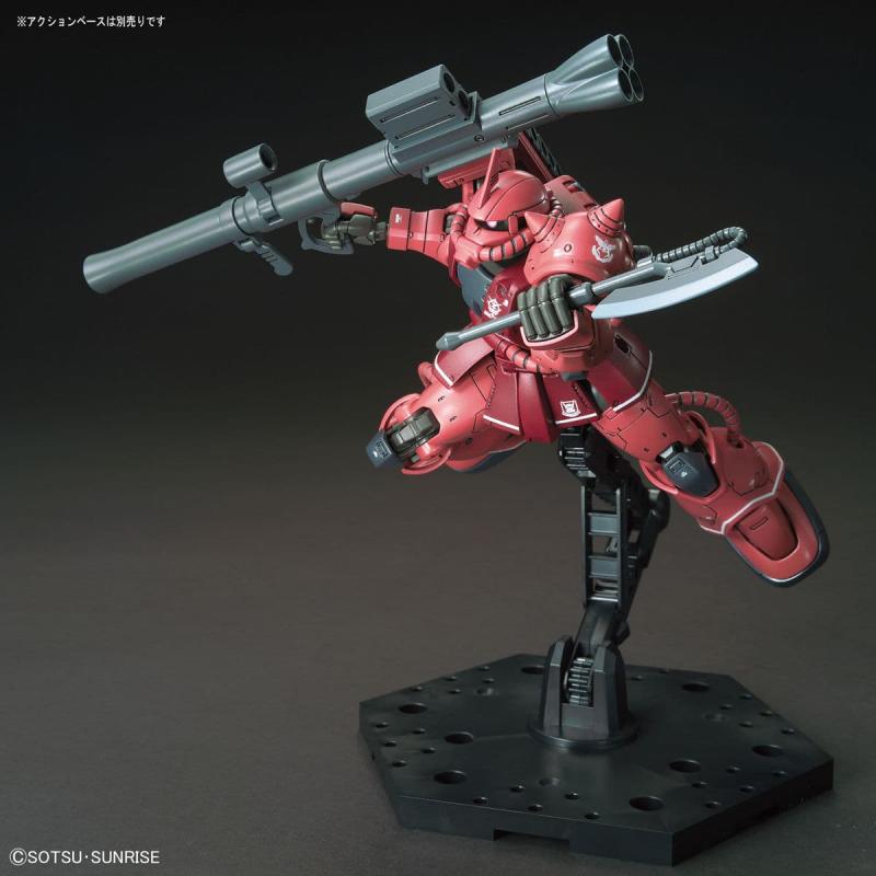Maqueta Gundam HGGTO 024 MS-06S Zaku II Versión Cometa Roja 1/144