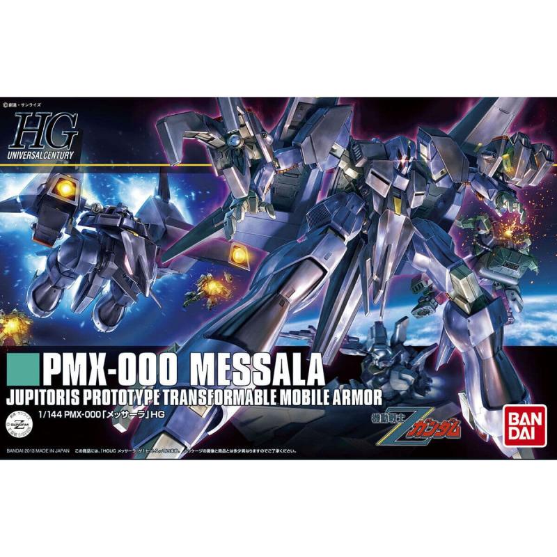 Maqueta Bandai Gundam HGUC PMX-000 Messala 1/144: Modelo de Montaje Detallado