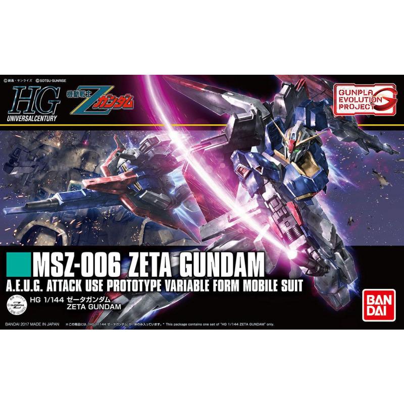 Maqueta Bandai Gundam HGUC 203 MSZ-006 Zeta Gundam 1/144 Montaje Sencillo