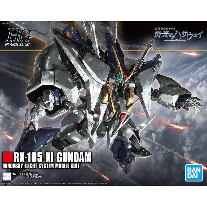 Maqueta de Gundam HGUC 238 RX-105 Ξ XI 1/144: Kit de Modelo Detallado y Fácil Montaje