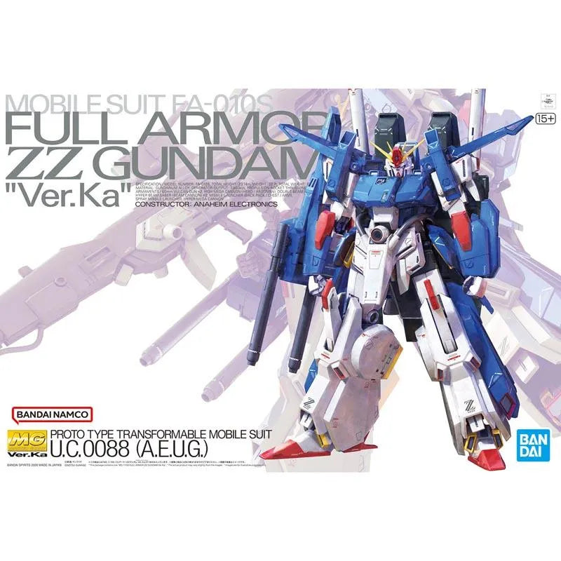 Gundam - MG - FA-010S Full Armor ZZ Gundam (Ver. Ka) 1/100