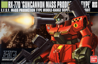 Gundam - HGUC - 044 - RX-77D Guncannon Mass Production Type 1/144