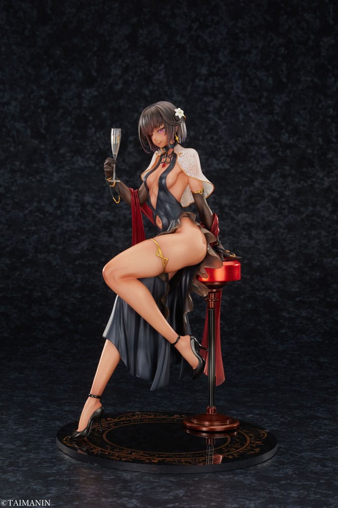 Taimanin RPGX Estatua 1/6 Adult Yukikaze Night Party Dress Ver. 26 cm