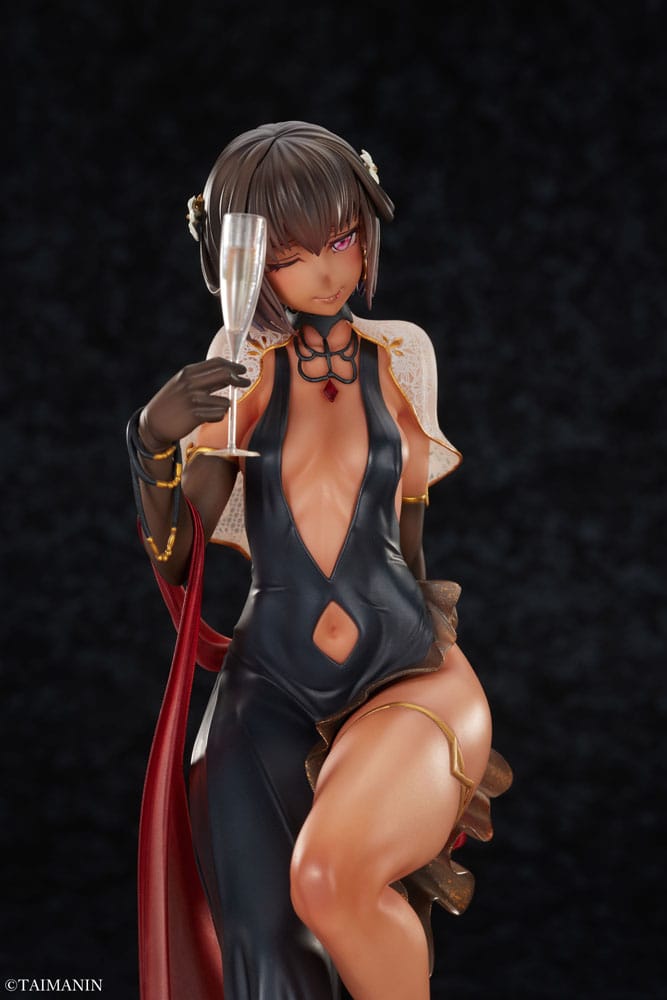 Taimanin RPGX Estatua 1/6 Adult Yukikaze Night Party Dress Ver. 26 cm