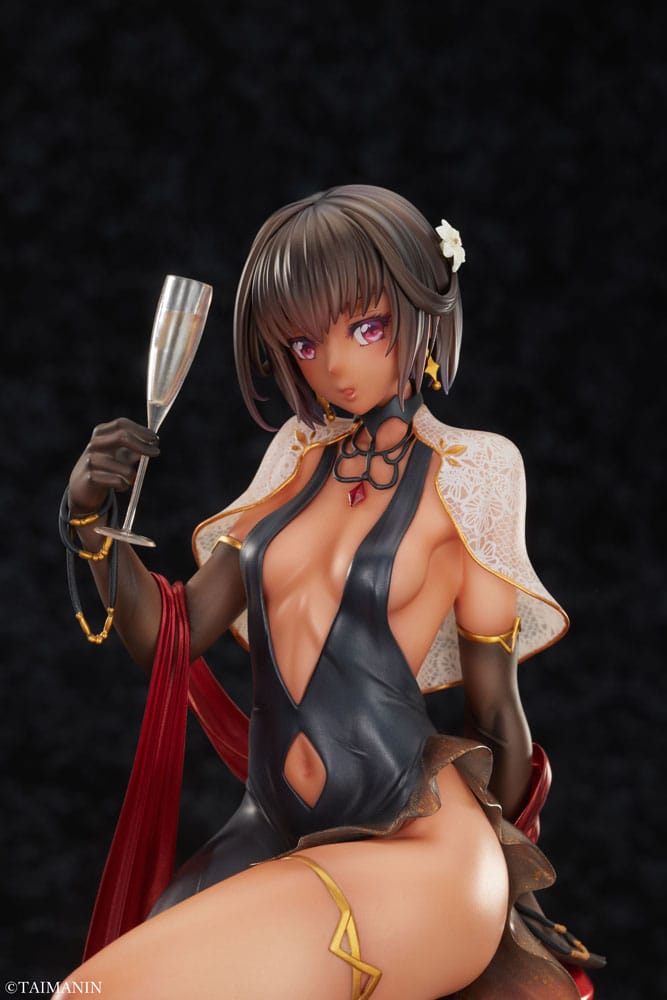 Taimanin RPGX Estatua 1/6 Adult Yukikaze Night Party Dress Ver. 26 cm