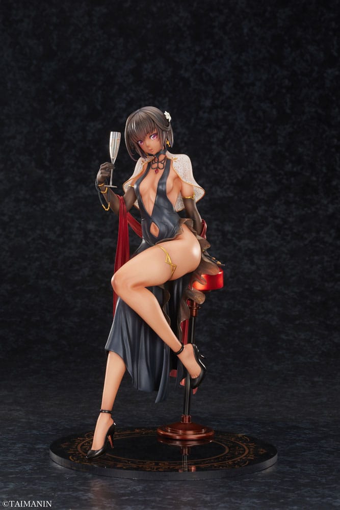 Taimanin RPGX Estatua 1/6 Adult Yukikaze Night Party Dress Ver. 26 cm