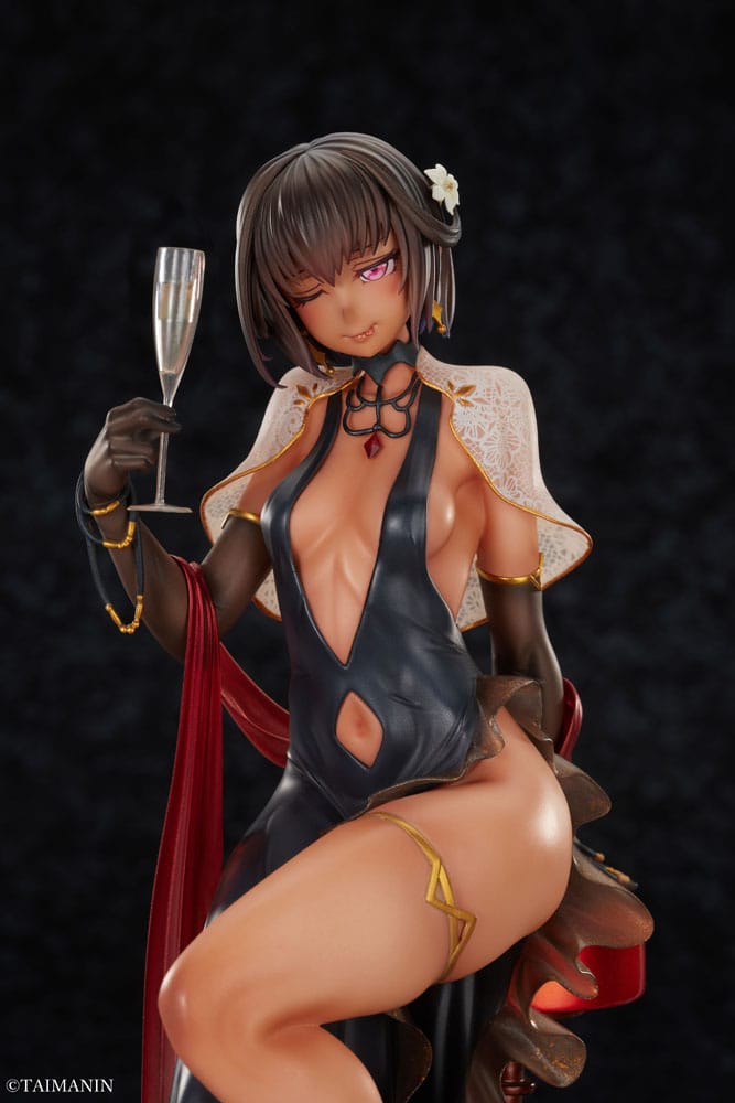 Taimanin RPGX Estatua 1/6 Adult Yukikaze Night Party Dress Ver. 26 cm